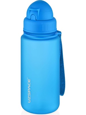 Hsc Bilişim Uzspace Pipetli 400 ml Tritan Çocuk Su Matarası Fiftyfifty