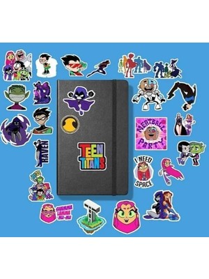 Hsc Bilişim Teen Titans Go Sticker Paketi/bullet Journal Defter Çıkartma Ajanda Etiket