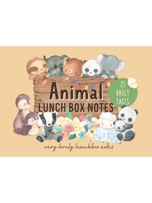 Hsc Bilişim Independently Published Animal Lunchbox Notes For Kids Ages 8-10 With Fascinating Facts And Positiv
