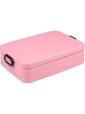 Hsc Bilişim Mepal Rosti Lunchbox Take A Break Large A, Plastik, Nordic Pembe, 25,5 x 17 x 6,5 cm