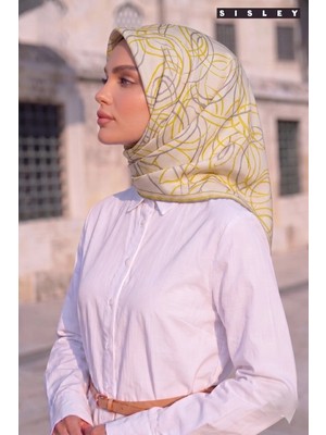Sisley Ipek Saten EŞARP-2040-90*90