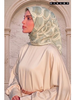 Sisley Ipek Saten EŞARP-2042-90*90