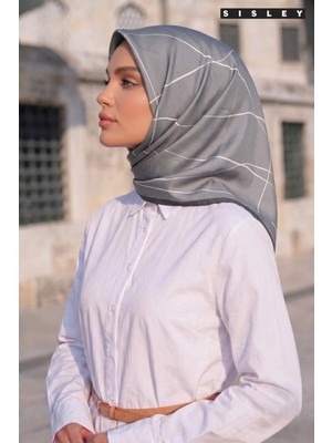 Sisley Ipek Saten EŞARP-2038-90*90