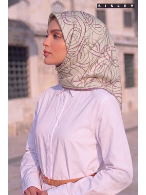 Sisley Ipek Saten EŞARP-2040-90*90