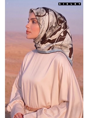 Sisley Ipek Saten EŞARP-2043-90*90