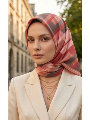 United Colors Of Benetton Sıena Desenli Eşarp -1005-90*90