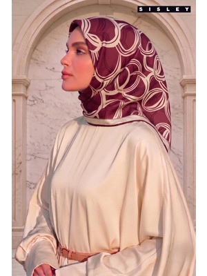 Sisley Ipek Saten EŞARP-2042-90*90