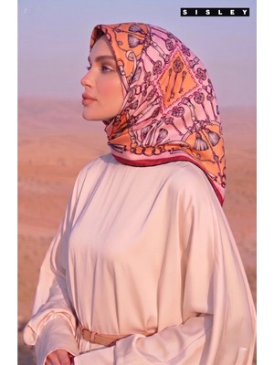 Sisley Elisa Desenli EŞARP-2003-90*90