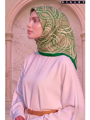 Sisley Ipek Saten EŞARP-2040-90*90