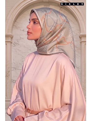 Sisley Ipek Saten EŞARP-2033-90*90