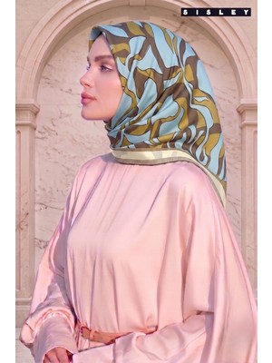 Sisley Ipek Saten EŞARP-2035-90*90