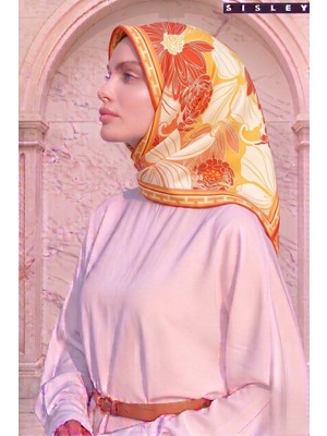 Sisley Elisa Desenli EŞARP-2002-90*90