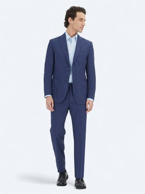 Kip İndigo Düz Comfort Fit Takım Elbise