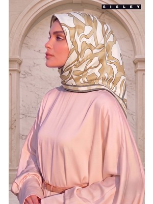 Sisley Ipek Saten EŞARP-2035-90*90