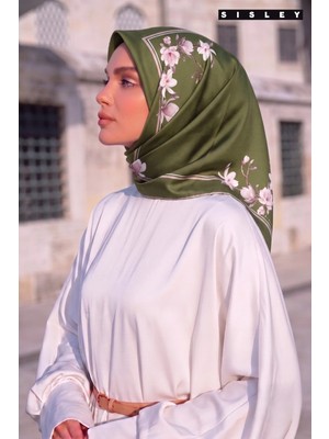 Sisley Ipek Saten EŞARP-2036-90*90
