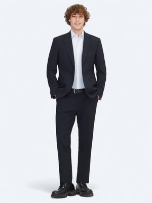 Lacivert Mikro Modern Fit Takım Elbise