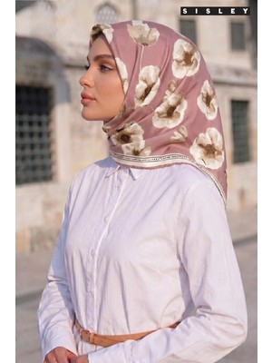 Sisley Ipek Saten EŞARP-2037-90*90