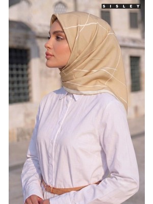 Sisley Ipek Saten EŞARP-2038-90*90