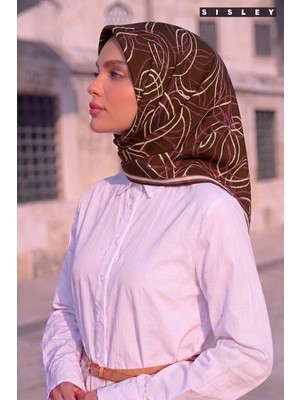 Sisley Ipek Saten EŞARP-2040-90*90