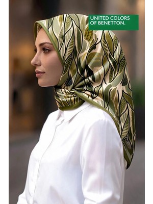 United Colors Of Benetton Sıena Desenli Eşarp -1038-90*90