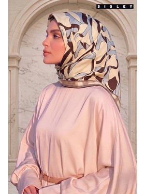 Sisley Ipek Saten EŞARP-2035-90*90