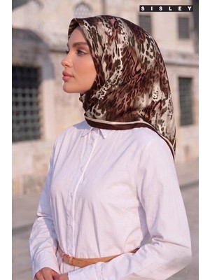 Sisley Ipek Saten EŞARP-2039-90*90