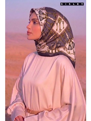 Sisley Elisa Desenli EŞARP-2003-90*90