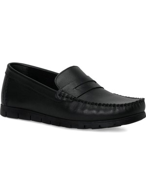 Oxide Alora Siyah Erkek Loafer
