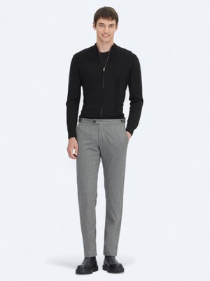 Antrasit Dokuma Regular Fit Casual Pantolon