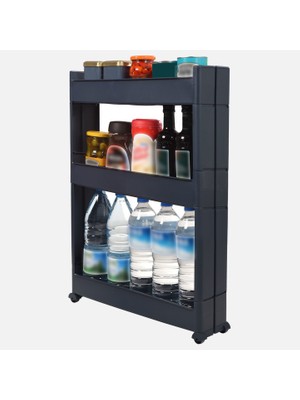 Motek Tekerlekli Organizer Raf (3'li Paket)