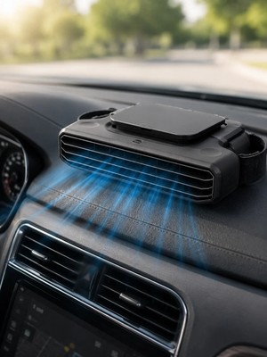 Grandor USB Şarjlı Araç Boyun Soğutucu Fan 5 Kademeli Sessiz Çalışan Turbo Fan