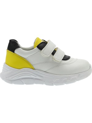 Panço Erkek Bebek Basic Şık Beyaz Sneaker