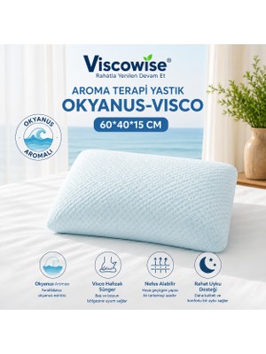 Viscowise Aroma Terapi Yastık Okyanus-Vısco/60*40*15 cm (Çantalı)
