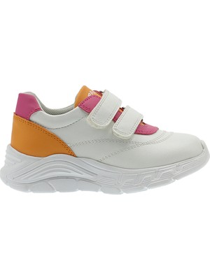 Panço Kız Bebek Beyaz Sneaker