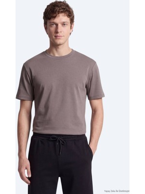 Kip Fındık Düz T-Shirt
