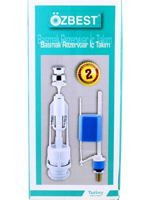 Esranın Dünyası Özbest Su Tasarruflu Basmalı Klozet Rezervuar Iç Takımı - Uyumlu ve Dayanıklı