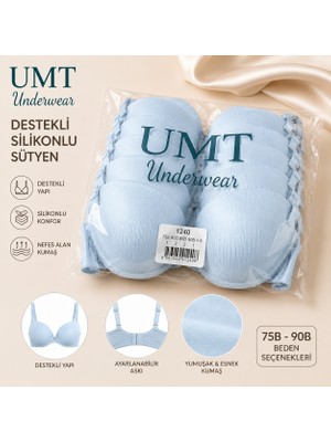 Karakoç Destekli Silikon Sütyen