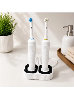 Dual Elektrikli Diş Fırçası Standı Siyah