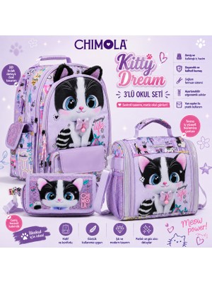 Chimola Kitty Dream 3'lü Okul Seti