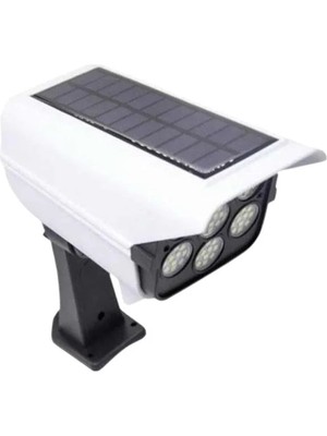 Kap Kaç Solar Bahçe Aydınlatması Hareket Sensörlü Uzaktan Kumandalı Kamera Görünümlü