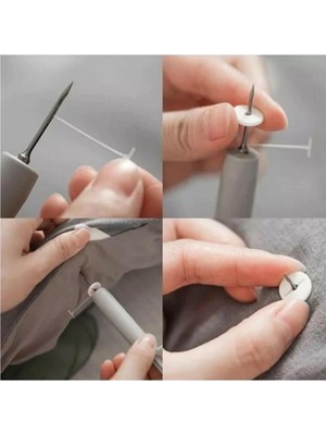 Brf Store Elivorasell Yorgan Kılıfı ve Çarşaf Tutucu Sabitleyici Düğme Seti Nevresim Klips Takımı