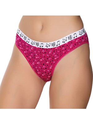 Gümüş 6024 12'li Kadın Likralı Kemer Lastikli Galaksi Bikini