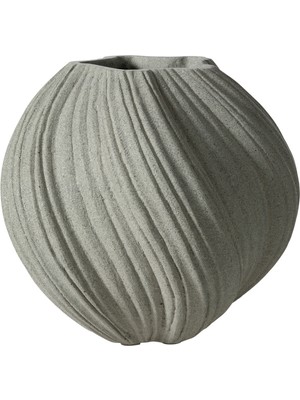 Mudo Home SPIRAL VAZO BEJ 34X32 CM