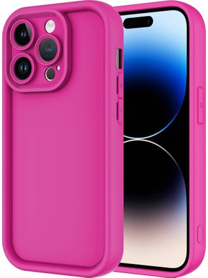 Alan Tech iPhone 14 Pro Max Kılıf Kamera Korumalı Kalın Silikon Üstün Koruma Alt