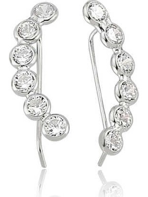 Inure Jewelry Gümüş Su Yolu Küpe
