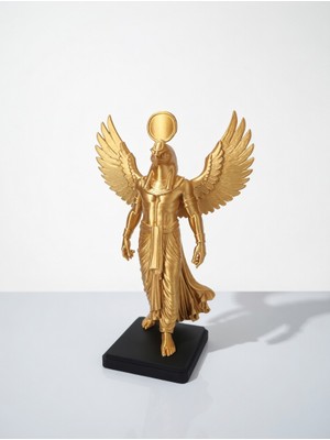 Decorius Ra Heykeli | Antik Mısır Tanrısı Figürü | Dekoratif Biblo | Ev & Ofis Aksesuarı | 15CM Heykel