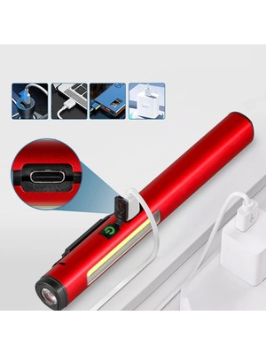 Savarga Şarjlı Mıknatıslı Çalışma Lambası Cep Feneri WT-307-S