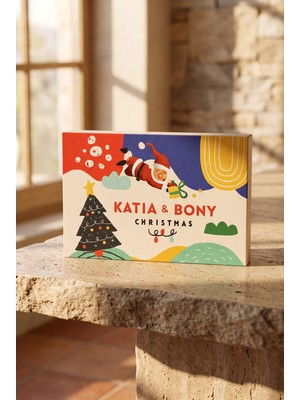 Katia & Bony Unisex 4'lü Paket Yılbaşı Kutulu Soket Çorap