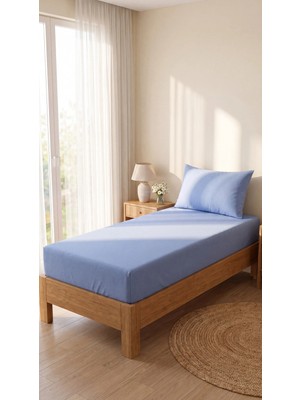 Tek Kişilik Lastikli Çarşaf Takımı 1 Lastikli Çarşaf (100 x 200) 1 Yastık Kılıfı (50 x 70)
