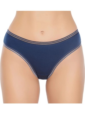 Gümüş 6029 12'li Kadın Likralı Brazilian Bikini